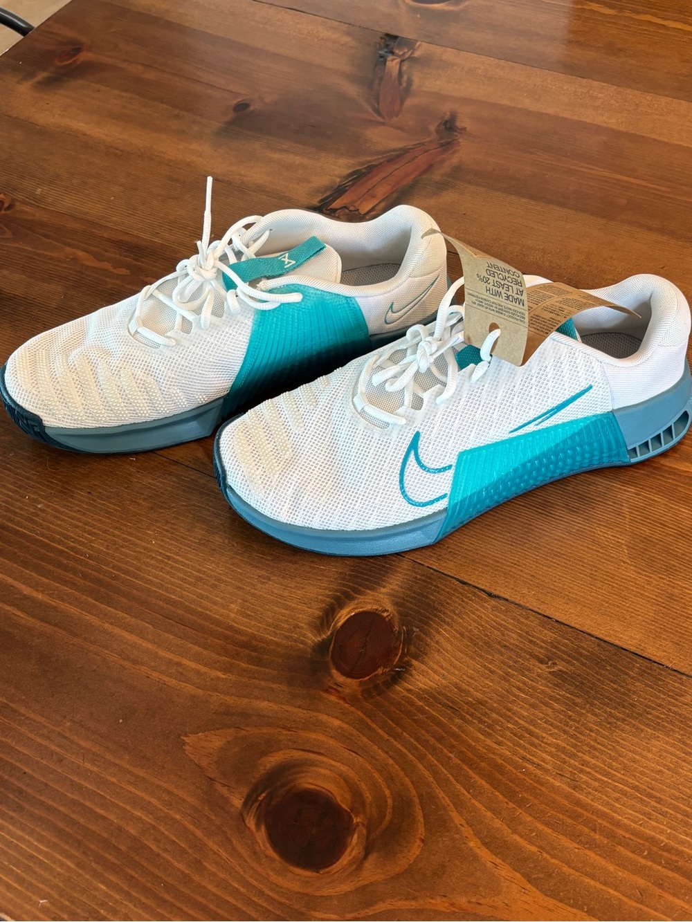 Nike Metcon 9 Mens Size 13 White and Teal